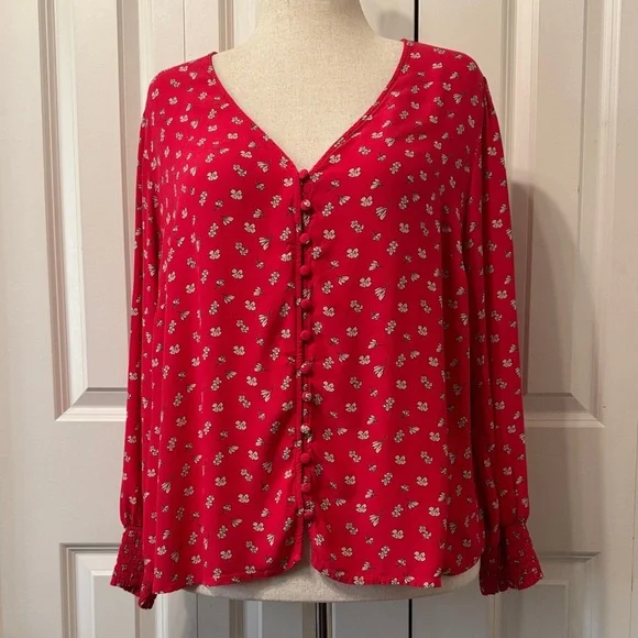 Sanctuary Harmony Balloon Sleeve Floral Top - Picture 2 of 14